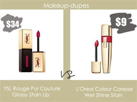 YSL Water Stain Lip Stain Dupes and alternatives.